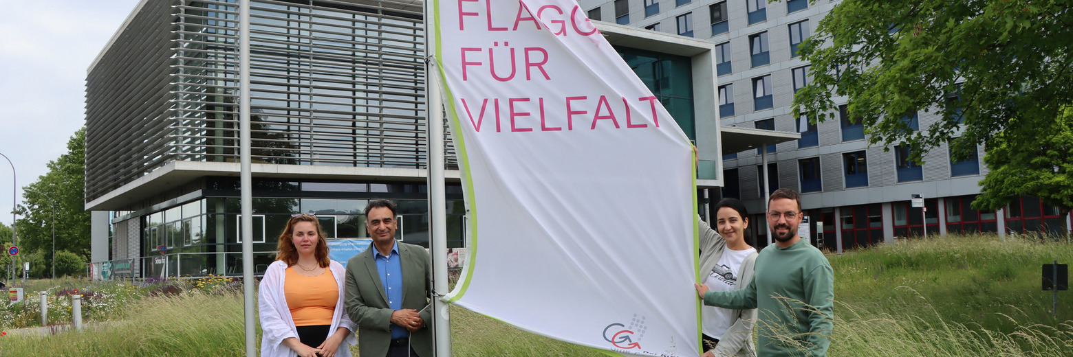 Flagge für Vielfalt Foto