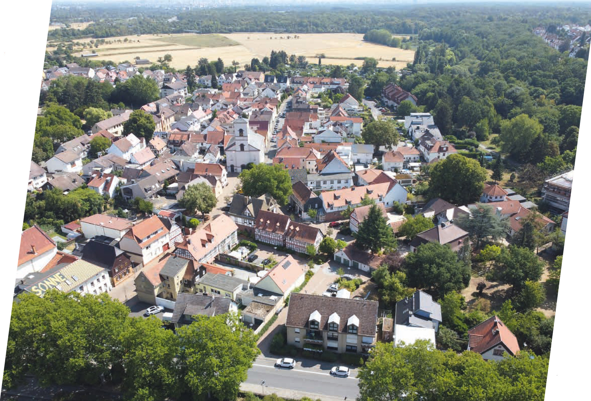 Kreis von oben Foto