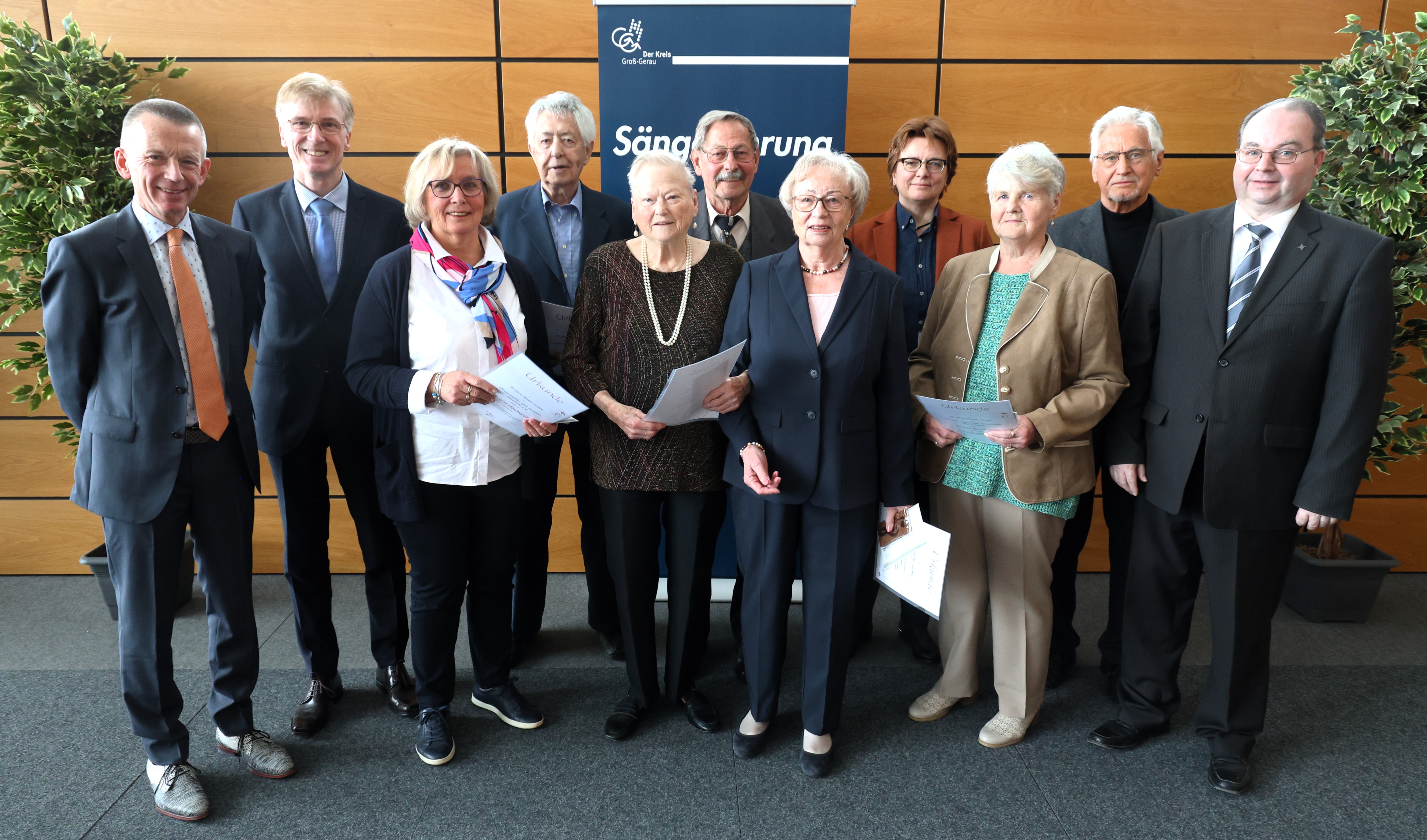 Jubilare 40 Jahre Foto