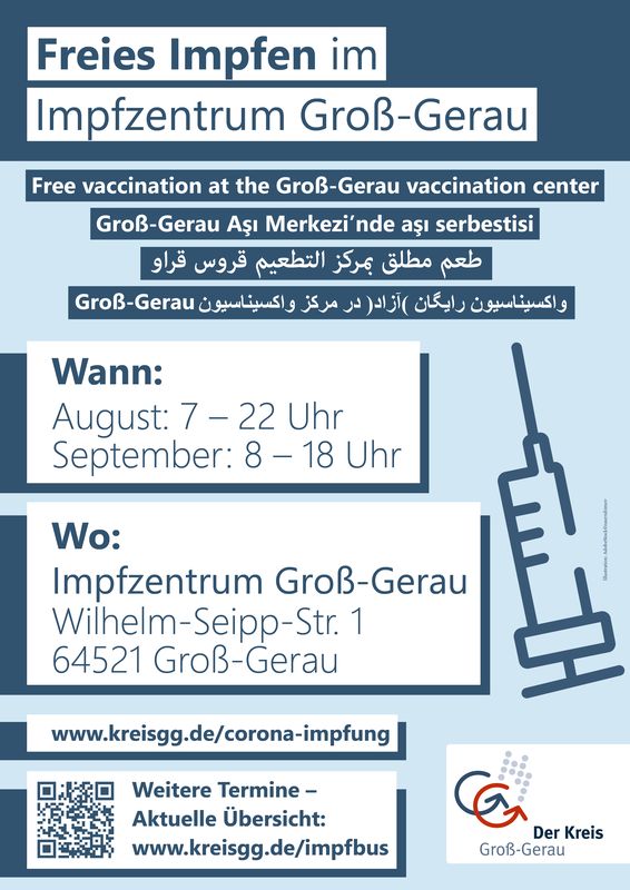 Impftermin Schulen Plakat