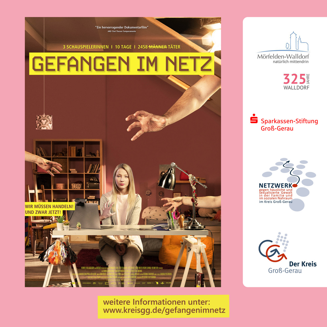 Gefangen im Netz Plakat
