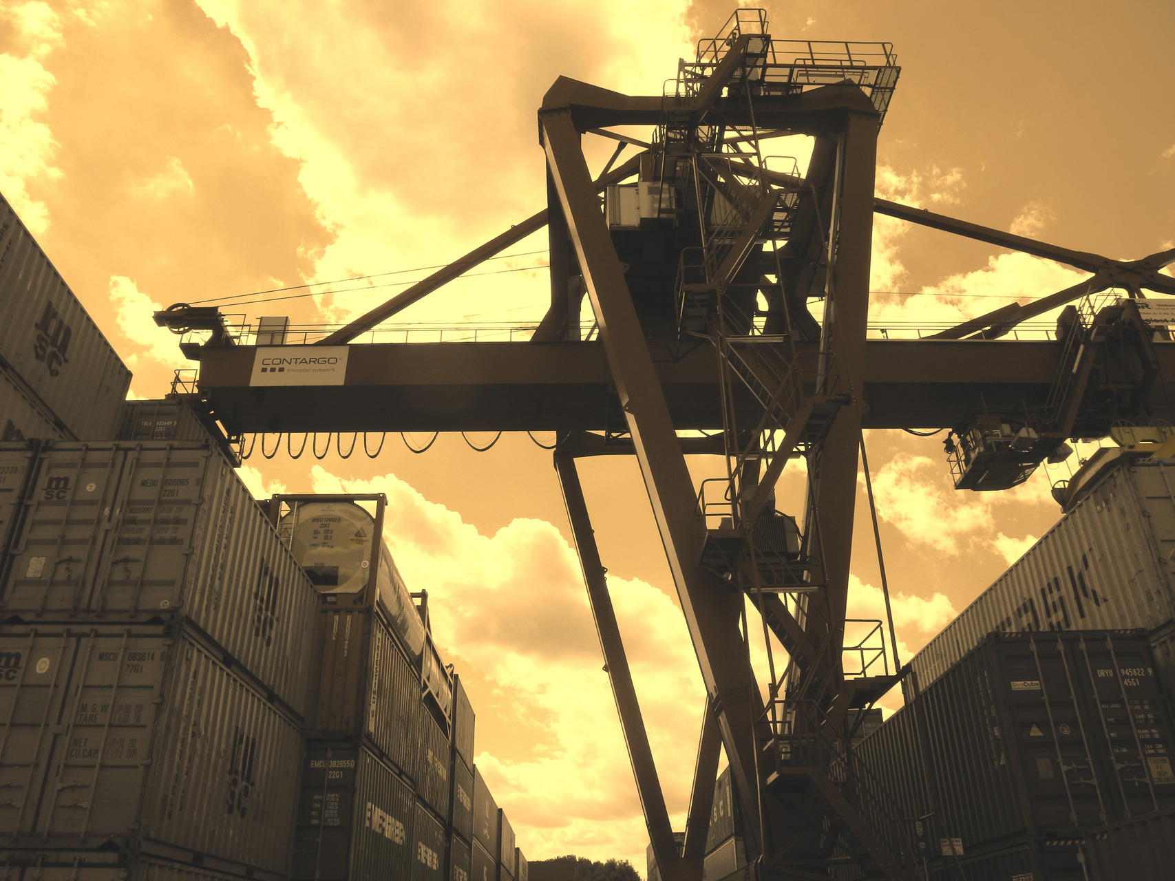 Hafen Gustavsburg Foto