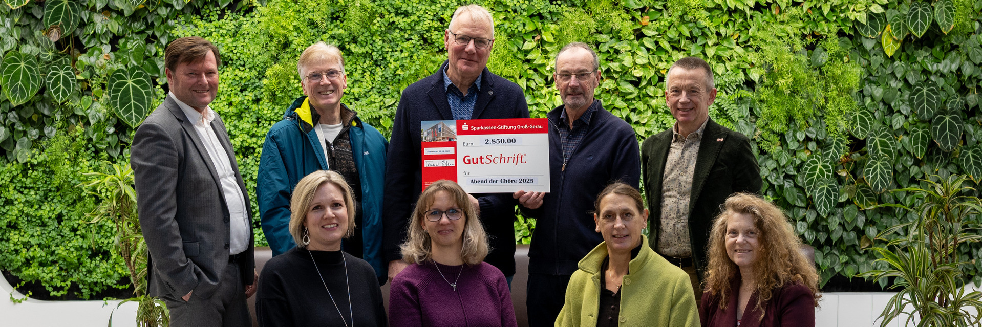 Fördermittelübergabe Foto