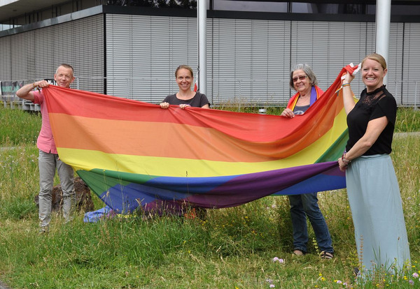 Regenbogenfahne Foto