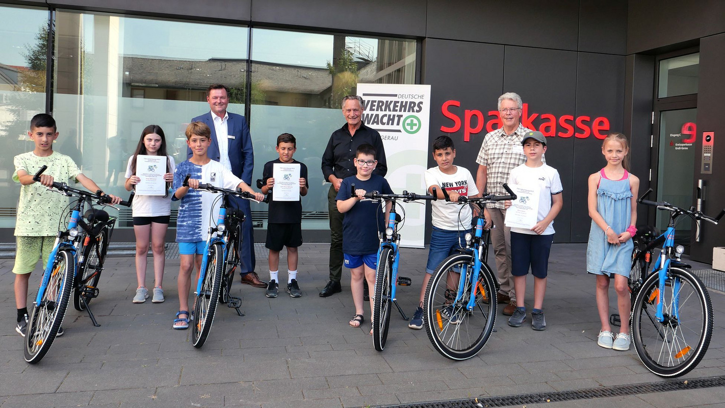 Fahrradübergabe Foto