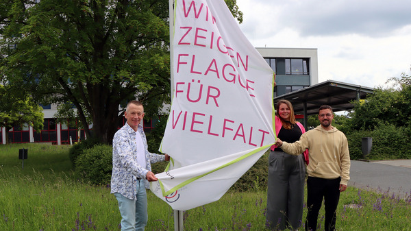 Flagge für Vielfalt Foto