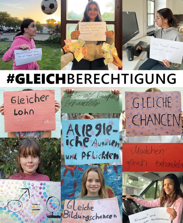 Internationaler Mädchentag Plakat