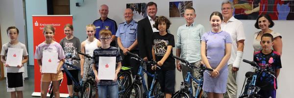 Fahrradübergabe Foto