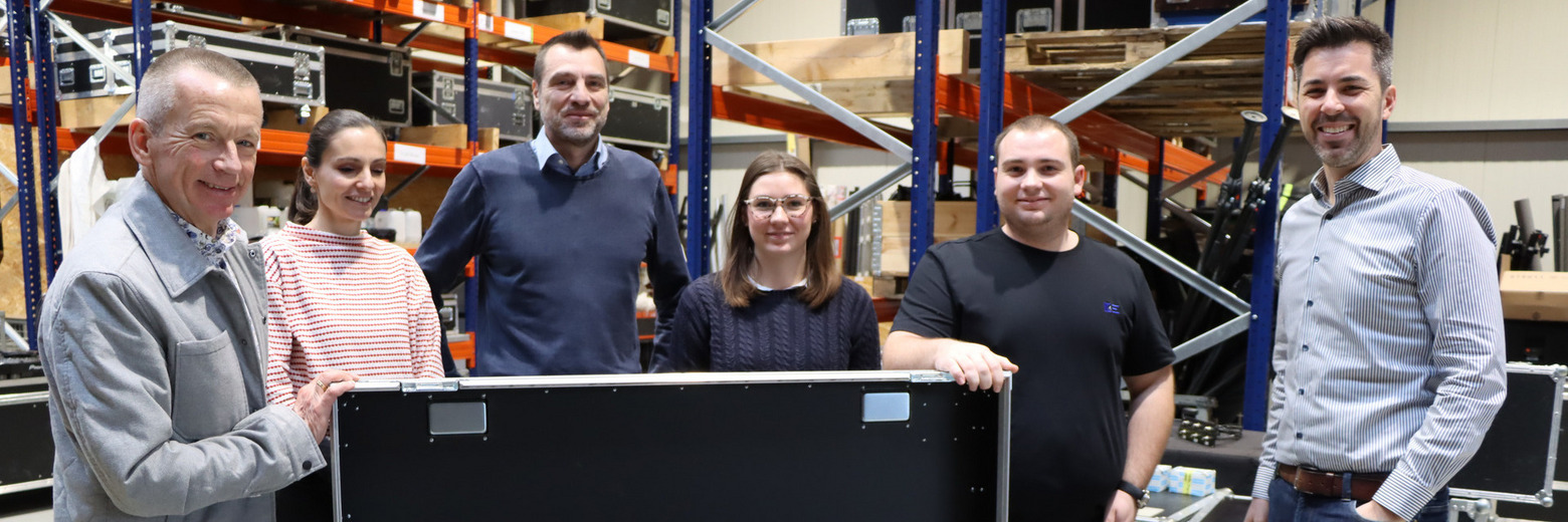 Betriebsbesuch Kreuter Eventtechnik Foto