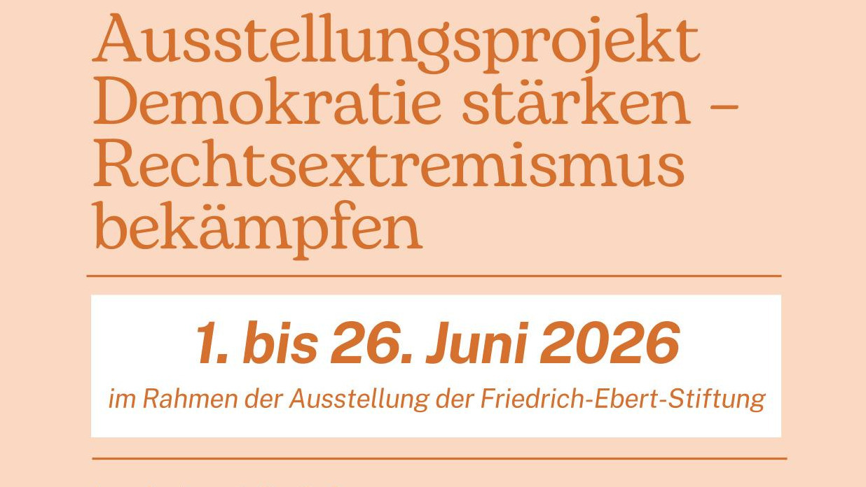 Demokratie stärken – Rechtsextremismus bekämpfen Flyer