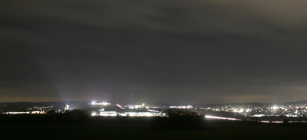 Lichtverschmutzung Foto