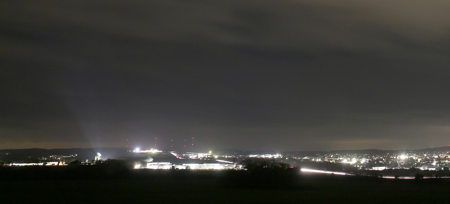 Lichtverschmutzung Foto