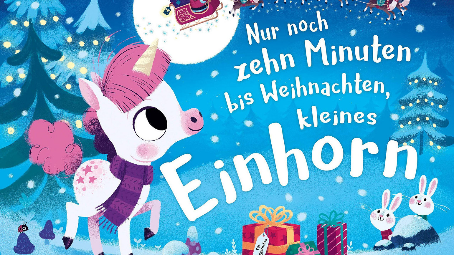 Nur noch zehn Minuten bis Weihnachten, kleines Einhorn