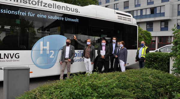 Brennstoffzellenbus Foto