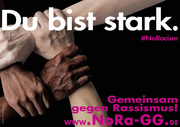 NoRacism - Du bist stark. Banner