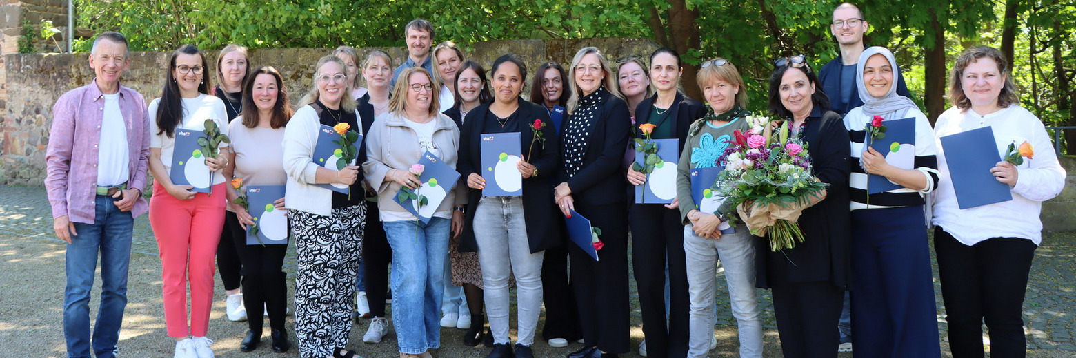 Zertifikatsübergabe Foto