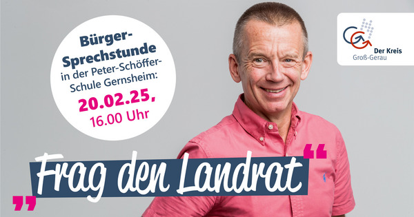 Sprechstunde Landrat Banner