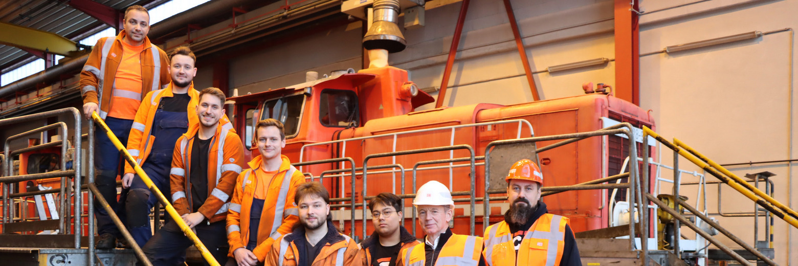 Solidaritätsbesuch DB Cargo Foto