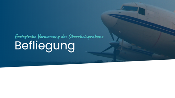 Geologische Vermessung des Oberrheingrabens - Befliegung