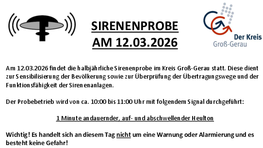 Sirenenprobe am 12.03.2026 Bild
