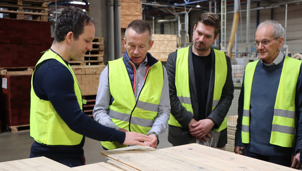 Betriebsbesuch Schollmayer Holz GmbH Foto