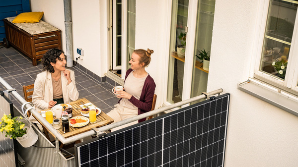 Photovoltaik Balkon Foto