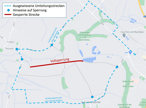 Karte Sperrung Bild