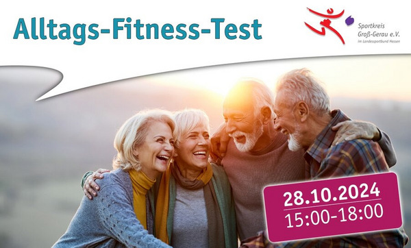 Alltags-Fitness-Test Plakat