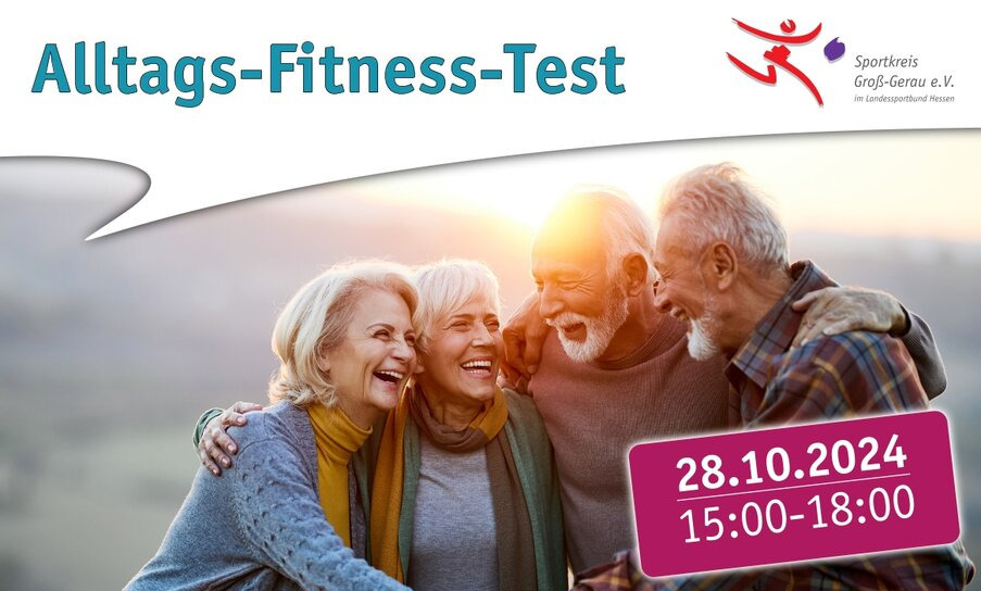 Alltags-Fitness-Test Plakat