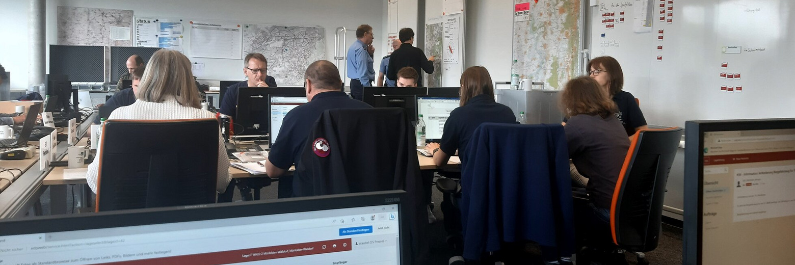 Übung Führungsstab Foto