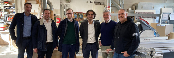 Betriebsbesuch Schreinerei Neumann Foto