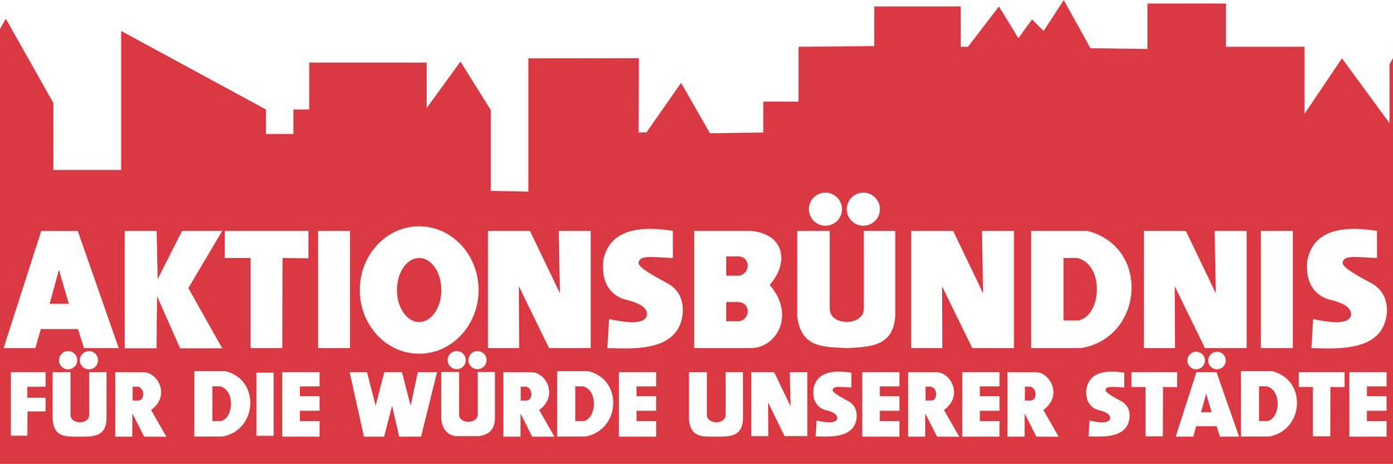 Aktionsbündnis für die Würde unserer Städte Logo