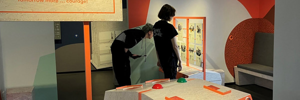 Besuch Bildungsstätte Anne Frank Foto