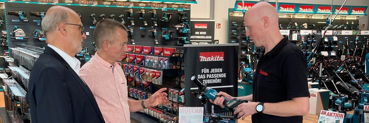 Betriebsbesuch Makita-Service Center Foto