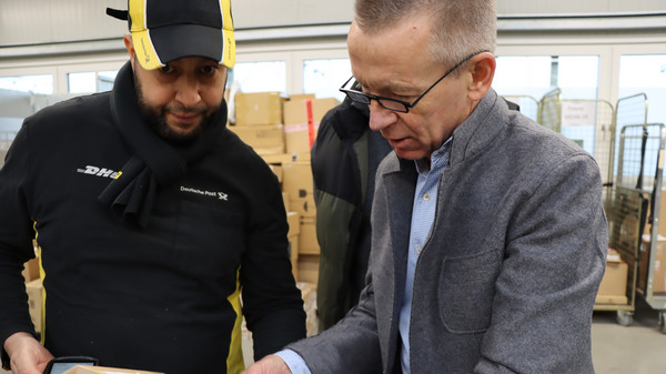 Betriebsbesuch Post Foto