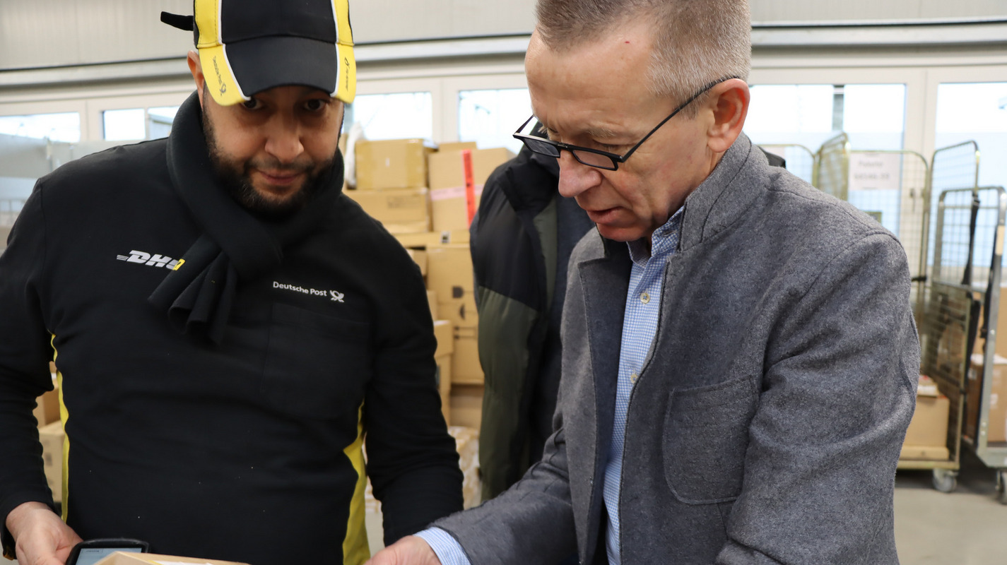 Betriebsbesuch Post Foto