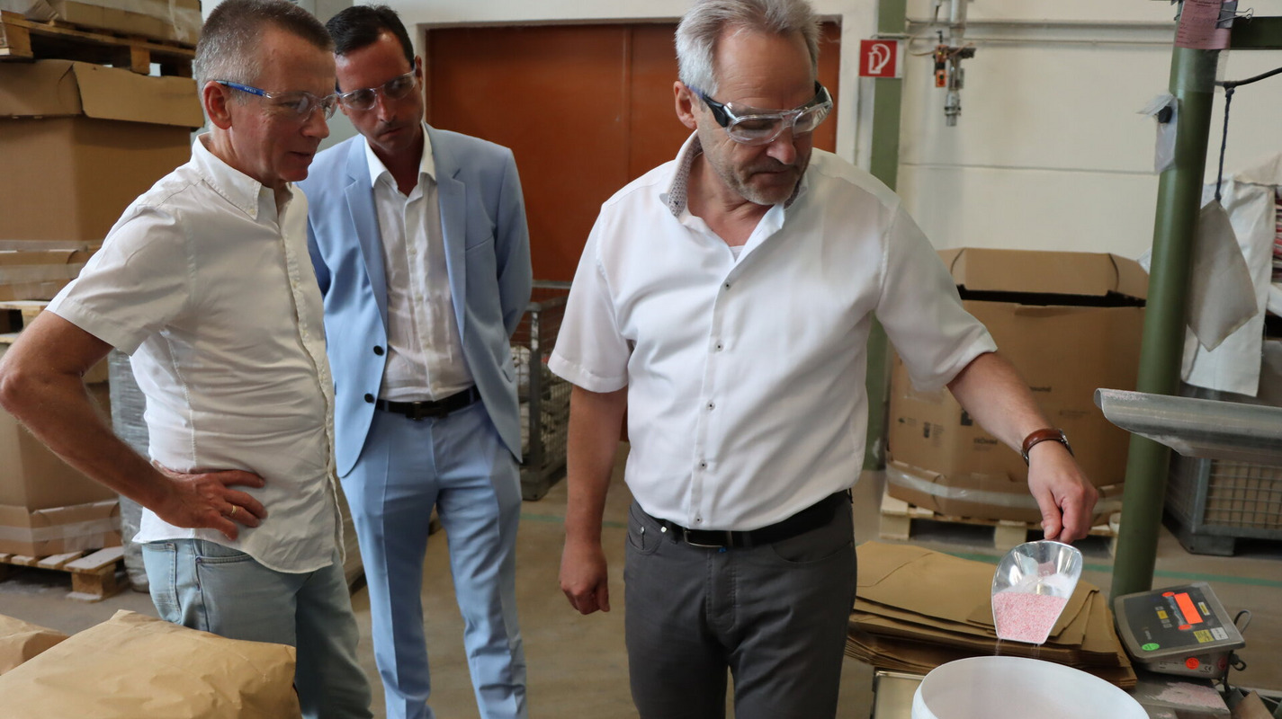 Betriebsbesuch KFG Biebesheim Foto