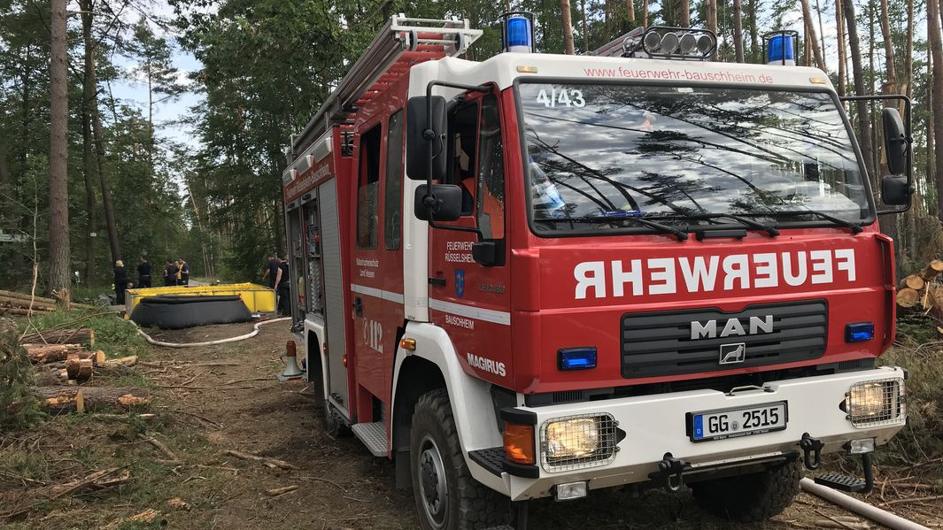 Waldbrandübung Foto